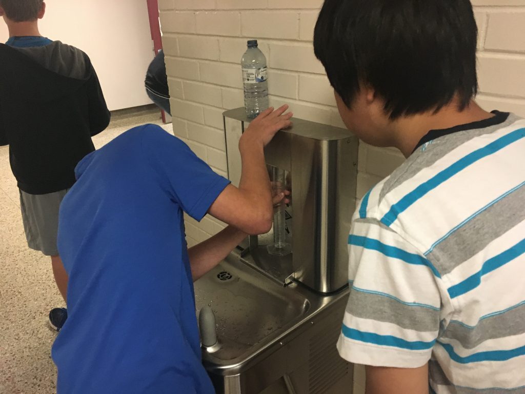 bottle flipping Mr. Orr is a